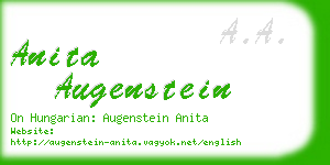 anita augenstein business card